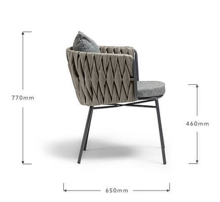 Außenmöbel Stahl Garten Set Plastik Rattan 2 Sitzgelegenheiten Bistro Set für Patio