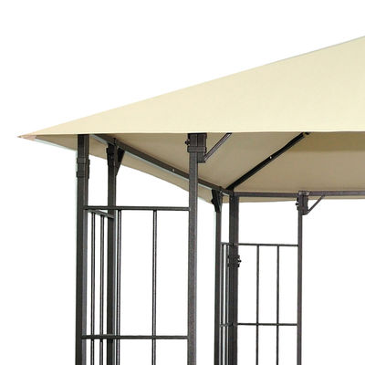 Polyestergewebe D300 x W300 x H280cm Grill Gazebo Ersatzdach für Terrassenunterkunft