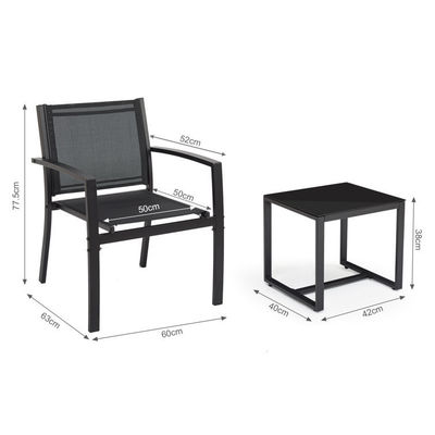 Minimalistischer Design-Stil AJUNION 2 Sitzmöbel für Garten und Balkon