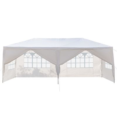 Pulverbeschichtung AJUNION 10' x 20' Außenzelt Dachdach Gazebo Pavillon für Hochzeitsfeier