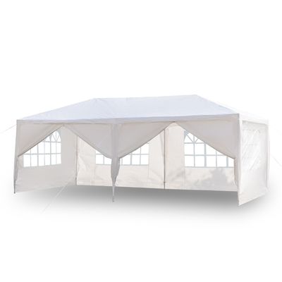 Pulverbeschichtung AJUNION 10' x 20' Außenzelt Dachdach Gazebo Pavillon für Hochzeitsfeier