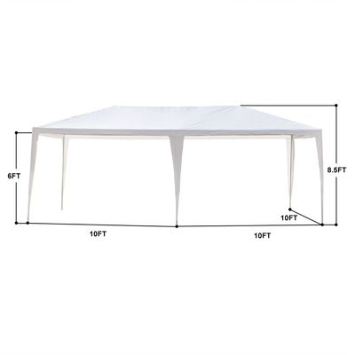 Pulverbeschichtung AJUNION 10' x 20' Außenzelt Dachdach Gazebo Pavillon für Hochzeitsfeier