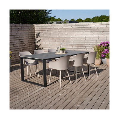 Spezifisches Garten-Set AJUNION 6 Sitz-Esstisch für Outdoor-Essen und Freizeit