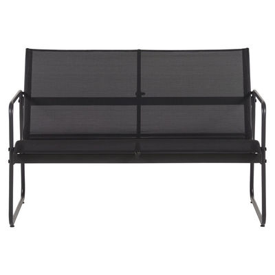 Metallmöbel Patio Set für Garten AGUNION 4-Sitzer Gespräch Lounge Set