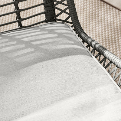 Metallrahmen Garten Set 4 Sitz Balkon Möbel Kunststoff Rattan Terrassenmöbel