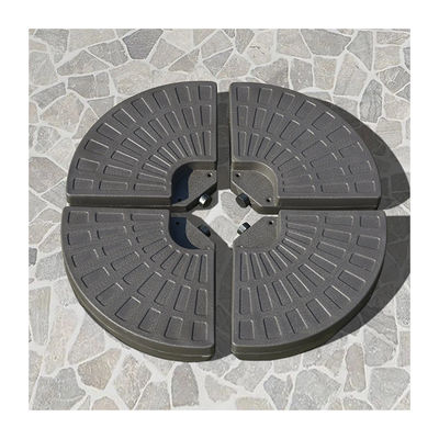 Außenmöbel AJUNION 4 PC Portable Round Parasol Basis mit gefülltem Sand oder Wasser