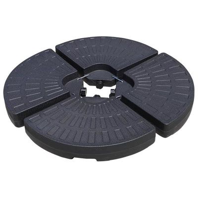 Außenmöbel AJUNION 4 PC Portable Round Parasol Basis mit gefülltem Sand oder Wasser
