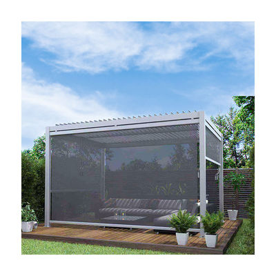 172 kg Lastkapazität Garten-Lauver-Pergola-Dach mit manueller Steuerung Aluminiumrahmen
