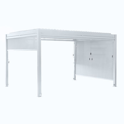 172 kg Lastkapazität Garten-Lauver-Pergola-Dach mit manueller Steuerung Aluminiumrahmen