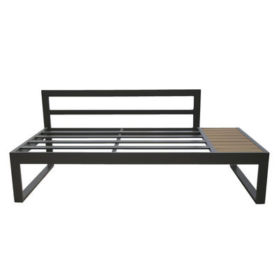 Garten-Set AJUNION L-förmige Sektionssofa mit UKFR-Kissen und Aluminiumrahmen