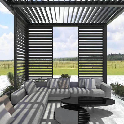 Arches Design AJUNION 3x4M Aluminium Bioklimatische Lockerung Pergola für das Leben im Freien