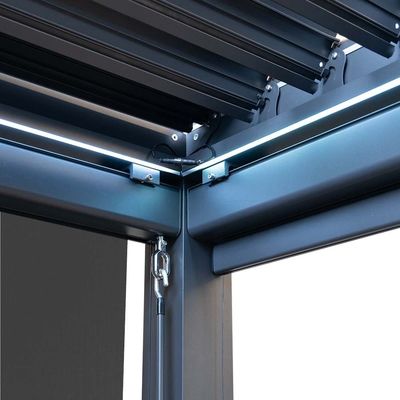 Arches Design AJUNION 3x4M Aluminium Bioklimatische Lockerung Pergola für das Leben im Freien