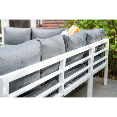 Aluminium Outdoor Esstisch Gartenmöbel Set mit Bank von AJUNION