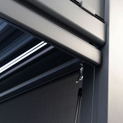 Arches Design AJUNION 3x4M Aluminium Bioklimatische Lockerung Pergola für das Leben im Freien