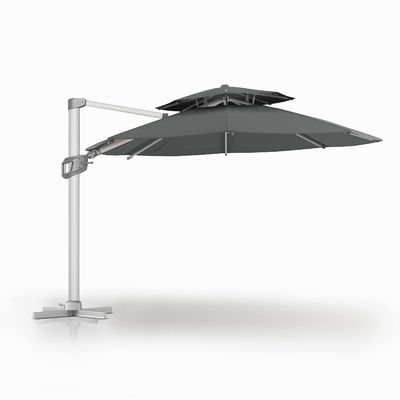 Modern Design AJUNION Handelsschirm für den Außenbereich mit wasserdichtem Sonnendach mit zwei Schichten
