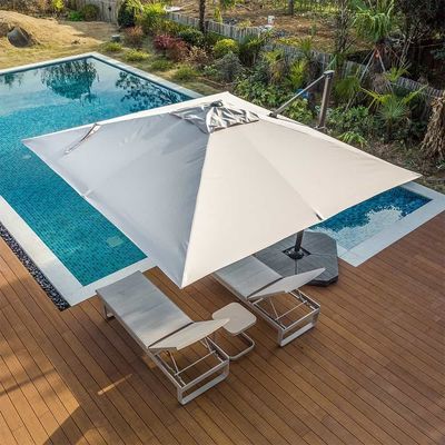 Moderner Design-Stil 1-Tier-Kantelbrecherschirm für Garten Sonnenschatten und Schutz