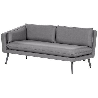 Modern Design Stil Graues Kissen Allwetter Stoff Sofa Set Möbel für Villa Garten