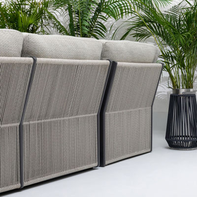 Modern Luxus Terrassenmöbel Stoff Sofa Garten Set für Villa Garten Moderner Stil
