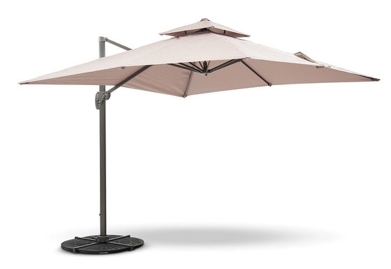 Doppelterrasse Sonnenschirm Garten Sonnenschirm wasserdichte Dachterrasse AJUNION W300xD300xH260cm