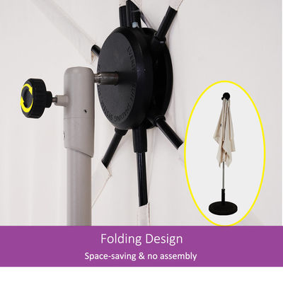 Modernes Design Rechteck Balkon Sonnenschirm Schirm mit wasserdichtem Dach von AJUNION