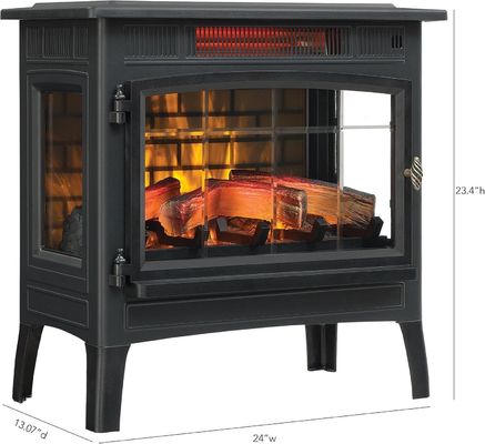 1000 Quadratmeter Heizfläche Elektrischer Kamin mit 3D-Flamme und umweltfreundlichem Design