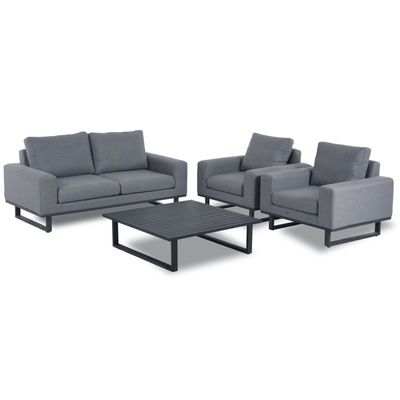 Erhöhen Sie Ihren Garten mit AJUNION All-Weather Stoff Außenmöbel Sofa Lounge Set