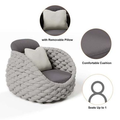 Außenbalkon Villa Gewerblicher Seilgarten Set mit modernem Design Sofa Lounge