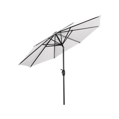 Wasserdicht AJUNION 9ft Outdoor Offset Schirm für Café und Terrasse im modernen Stil