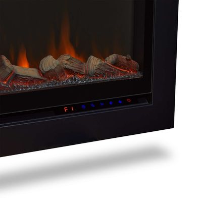 Moderne Wandmontierte elektrische Kamine mit 6 Flammenfarben und 3D-Wasserdampf