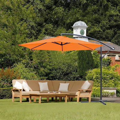 Patio Schirm 10FT Stahlrahmen wasserdicht Sonnenschirm Sonnenschirm für Outdoor Hanging Offset