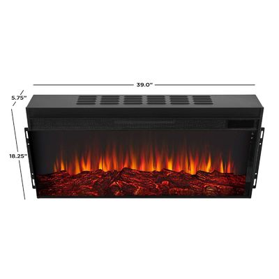 Elektrische Kamine TV-Stand mit einstellbarem Thermostat und KEINE App-Kontrolle von AJUNION