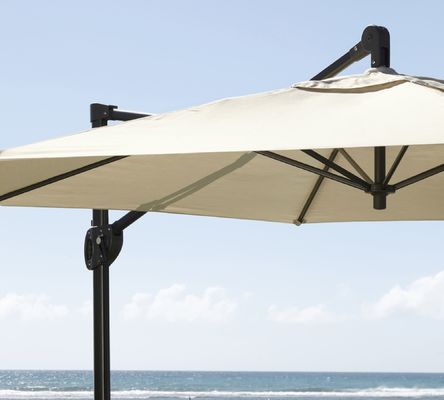 16.5&quot;L x 6&quot;W x 90&quot;H Regenschirm-Paket Luxus-Aluminium-Patio-Regenschirm und weitere Optionen