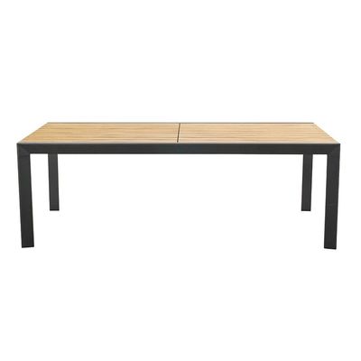 Erweiterbare Teakholz-Tischplatte für 12 Sitzplätze