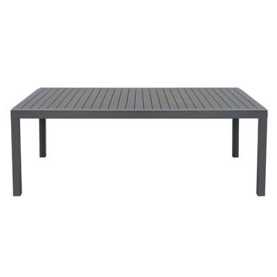 Outdoor-Restaurantmöbel Metall Esszet mit 8 Sitzplätzen Erweiterbarer Tisch von AJUNION