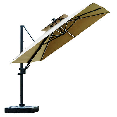 Postverpackung Custom Hof Garten Schirm Aluminium Cantilever Sonnenschirm
