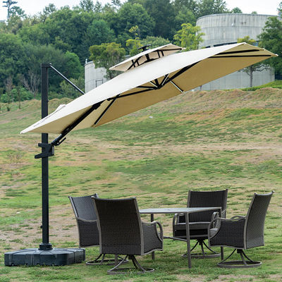 Postverpackung Custom Hof Garten Schirm Aluminium Cantilever Sonnenschirm