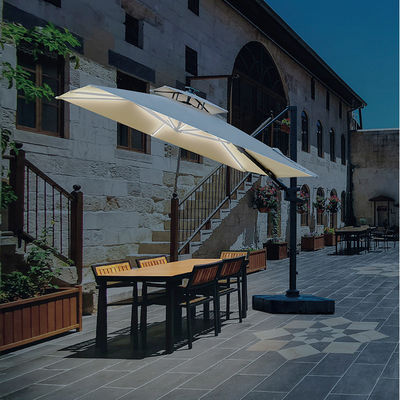 Postverpackung Custom Hof Garten Schirm Aluminium Cantilever Sonnenschirm
