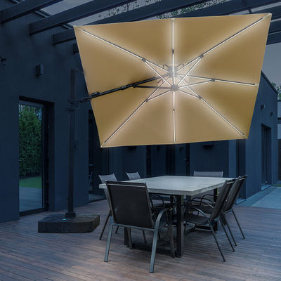 Postverpackung Custom Hof Garten Schirm Aluminium Cantilever Sonnenschirm