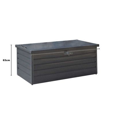 Modern Design AJUNION 600L Metallwasserdichtes Gartenfach für den Pool