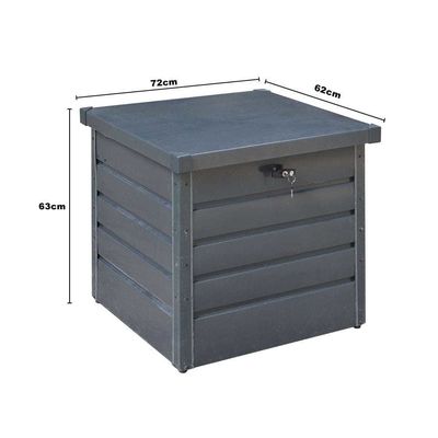 Modern Design AJUNION 600L Metallwasserdichtes Gartenfach für den Pool