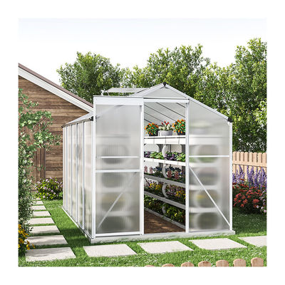 Garten Gewächshäuser von AJUNION Einfach zu montierende Polycarbonat-Aluminium-Rahmenstruktur