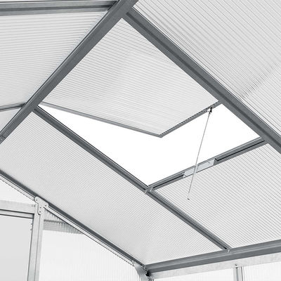 Garten Gewächshäuser von AJUNION Einfach zu montierende Polycarbonat-Aluminium-Rahmenstruktur