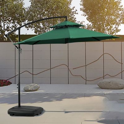 Hinterhof Grillmöbel Großer runder Aluminium-Bananenschirm für Outdoor-Unterhaltung