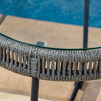 Minimalistische Gartengestaltung 2 Sitzgelegenheiten Außenmöbel Lounge Set für Poolgarten
