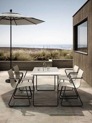 Entspannen Sie sich stilvoll mit AJUNION Stahl Outdoor Dining Set Patio Stuhl Garten Sessel