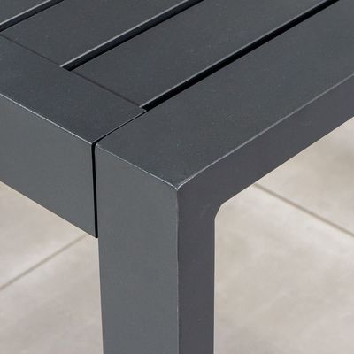Einschließlich Postverpackung AJUNION Aluminiummetall Outdoor-Esszimmermöbel für 6 Personen