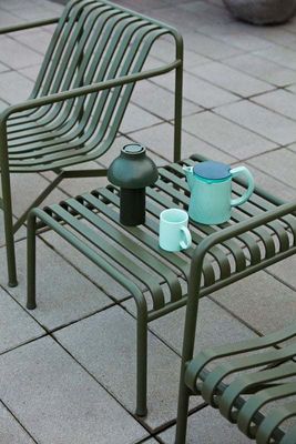 AJUNION Metall Außenmöbel Hinterhof Patio Stuhl Minimalist Stahl Lounge Stuhl für den Garten