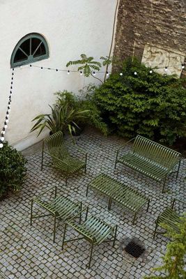 Postverpackung Stahlrahmen Außenmöbel Garten Set minimalistischer Stil von AJUNION