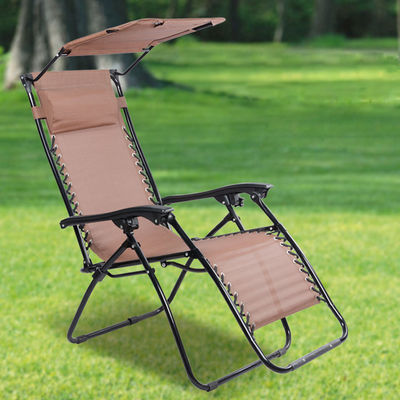 Custom Logo Traditionelles Design Stil Chaise Klapplehnen Loungestuhl zum Campen