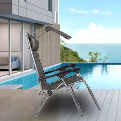 Custom Logo Traditionelles Design Stil Chaise Klapplehnen Loungestuhl zum Campen